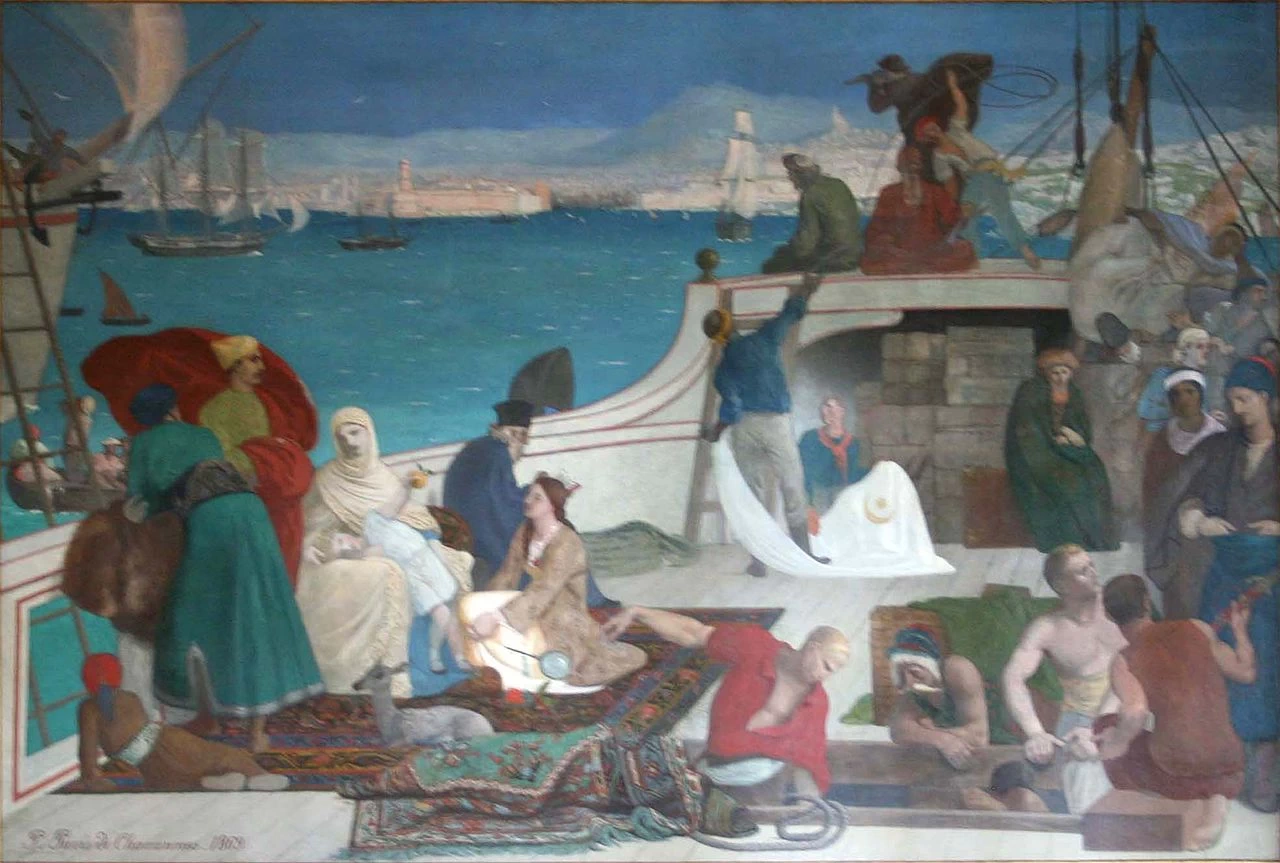 Pierre Puvis de Chavannes - 101, Marsiglia, porta d'Oriente, Musée des Beaux, Arts de Marseille